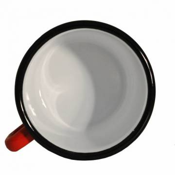 Mug Rouge à Pois - Métal émaillé - 500 ml