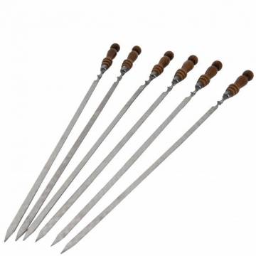 Brochettes - Manche bois - 60 cm