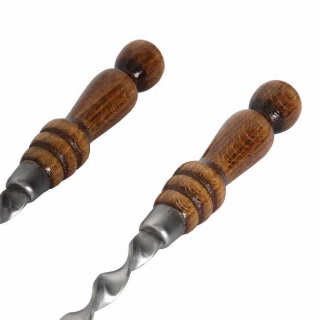 Brochettes - Manche bois - 50 cm