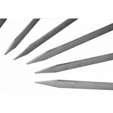 6 metal skewers - 60 cms