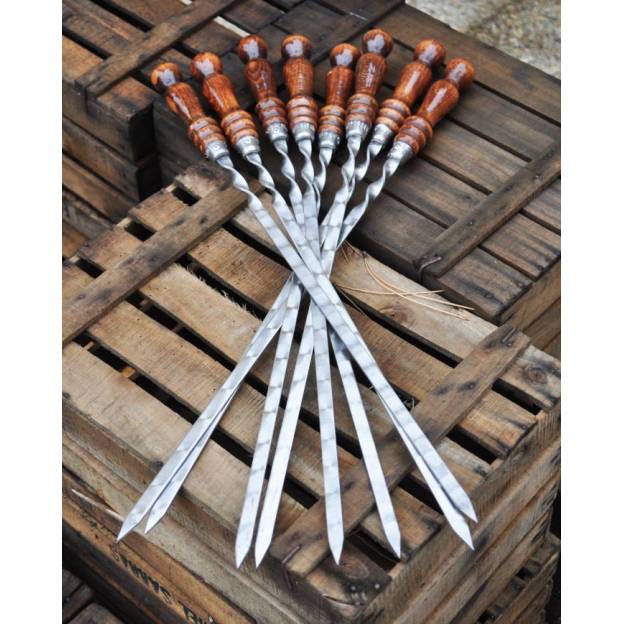 Kit Large Mangal - 65x33 cm - With 8 skewers