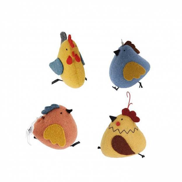 Poulettes - Lot de 4