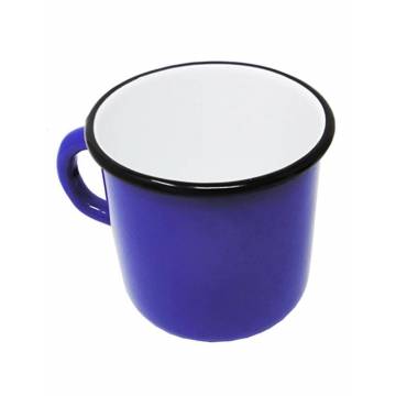 Mug Bleu - Métal émaillé - 400 ml