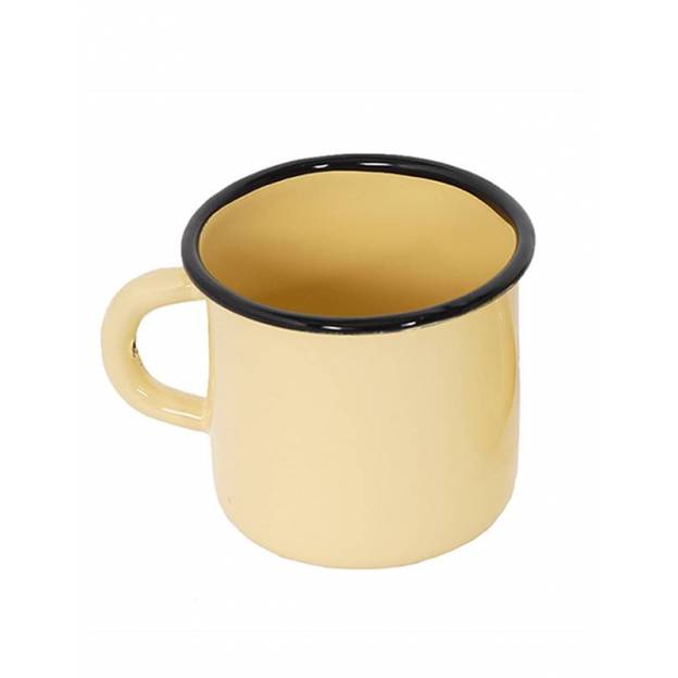 Mug Jaune - Métal émaillé - 400 ml