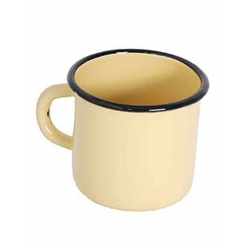 Mug Jaune - Métal émaillé - 250 ml