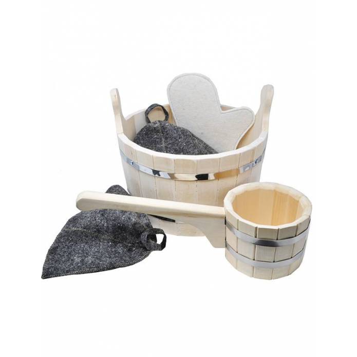 Kit Sauna with buckets 15 l and 5 l