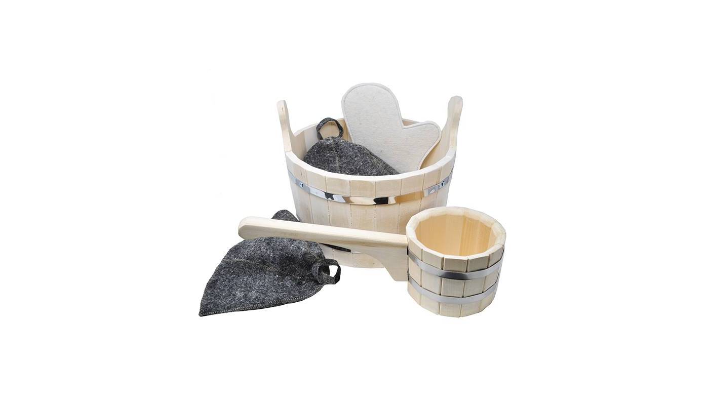 Kit Sauna with buckets 15 l and 5 l