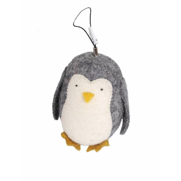 Pingouin en Feutre - Gris