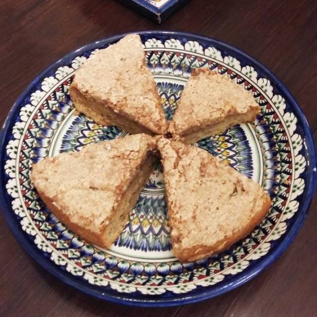 Assiette céramique peinte - Rishtan - Ø 24,5 cm