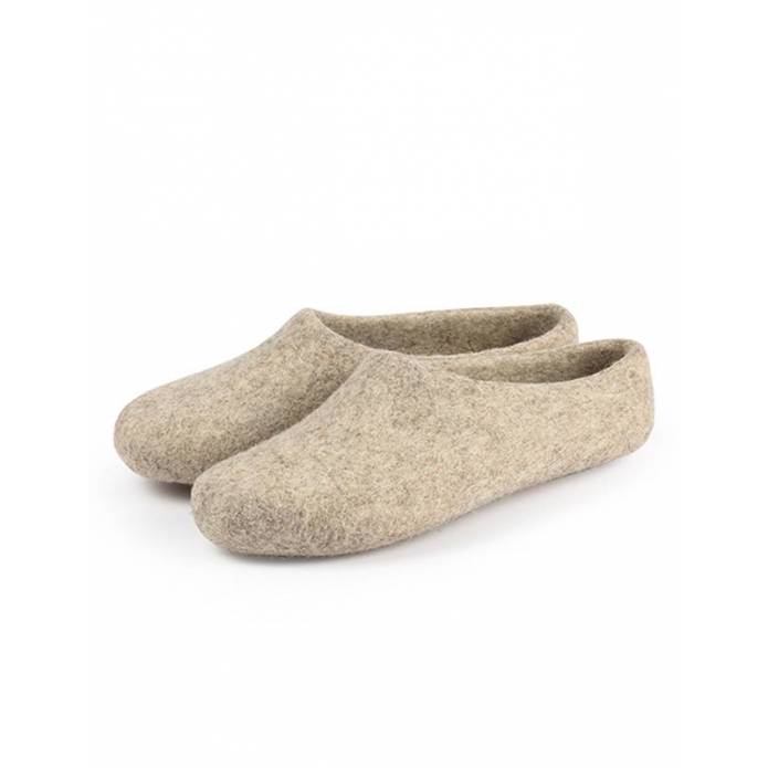 Chaussons en Feutre - Ecrus - T.39 Chaussons en Feutre - Ecrus - T.39