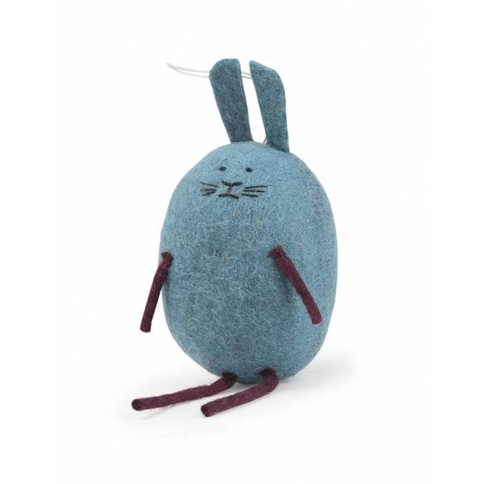 Lapin en Feutre - Bleu