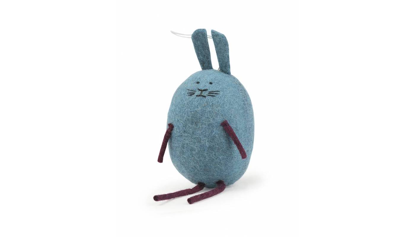 Lapin en Feutre - Bleu