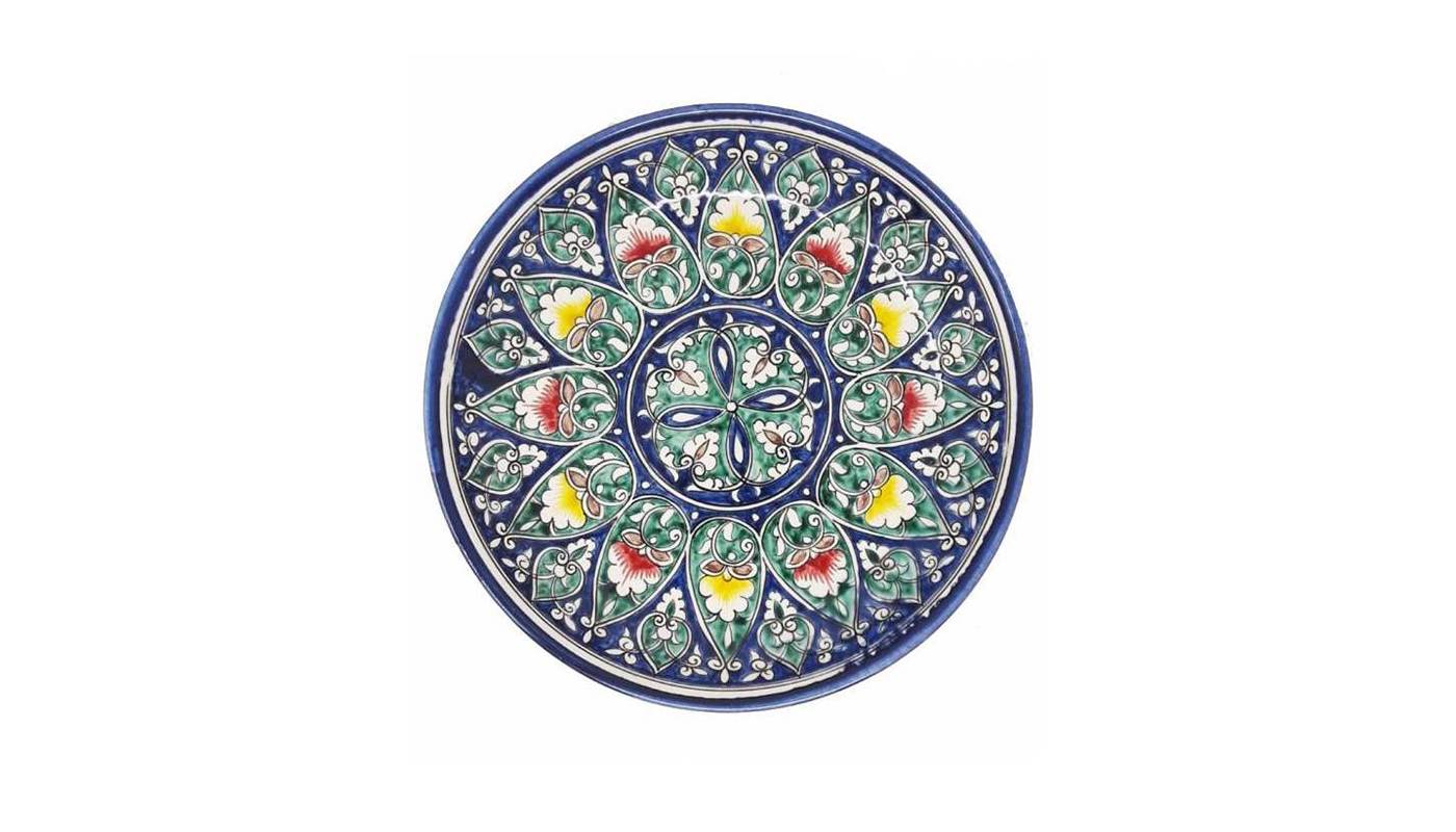 Blue Rishtan Ceramics plate