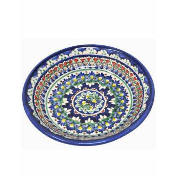 Assiette céramique peinte - Rishtan - Ø 20 cm