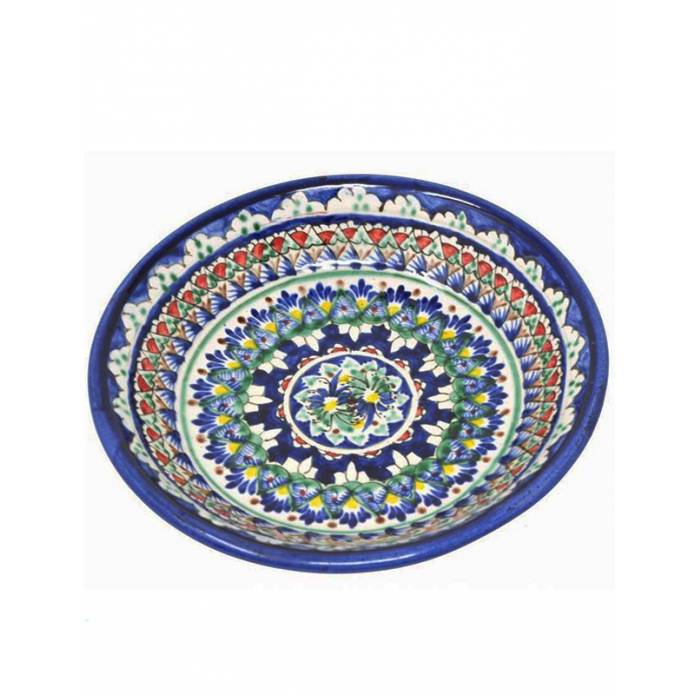 Assiette céramique peinte - Rishtan - Ø 20 cm