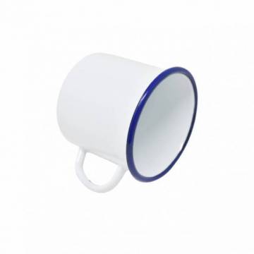 Mug Blanc - Métal émaillé - 400 ml