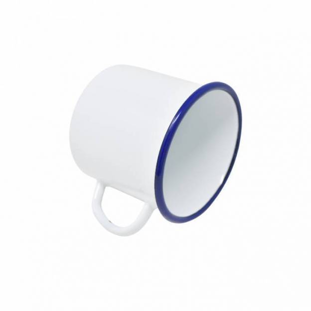 Mug Blanc - Métal émaillé - 400 ml