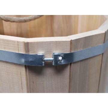 Wooden bucket - 15 liters - Alder - Cachepot / Storage