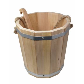 Wooden bucket - 15 liters - Alder - Cachepot / Storage