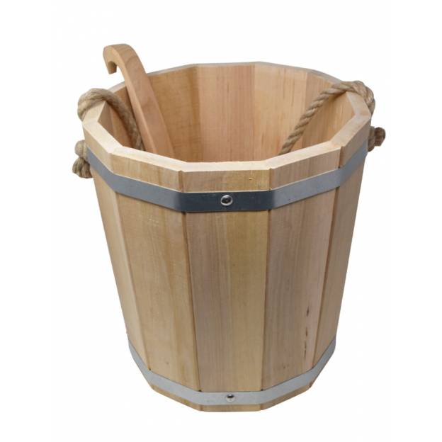 Wooden bucket - 15 liters - Alder - Cachepot / Storage