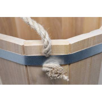 Wooden bucket - 15 liters - Alder - Cachepot / Storage