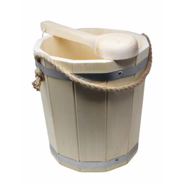 Wooden bucket - 15 liters - Aspen - Cachepot / Storage