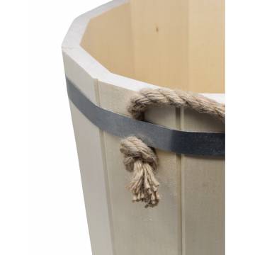 Wooden bucket - 15 liters - Aspen - Cachepot / Storage