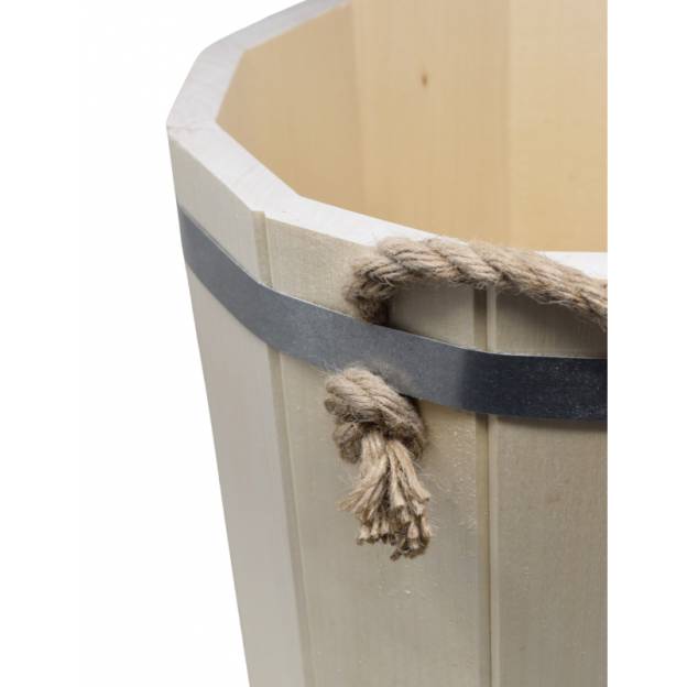 Wooden bucket - 15 liters - Aspen - Cachepot / Storage