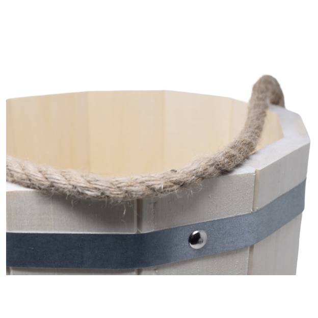 Wooden bucket - 10 liters - Aspen - Cachepot / Storage