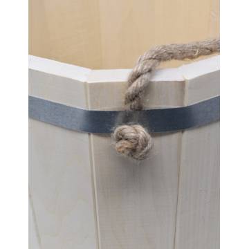 Wooden bucket - 10 liters - Aspen - Cachepot / Storage