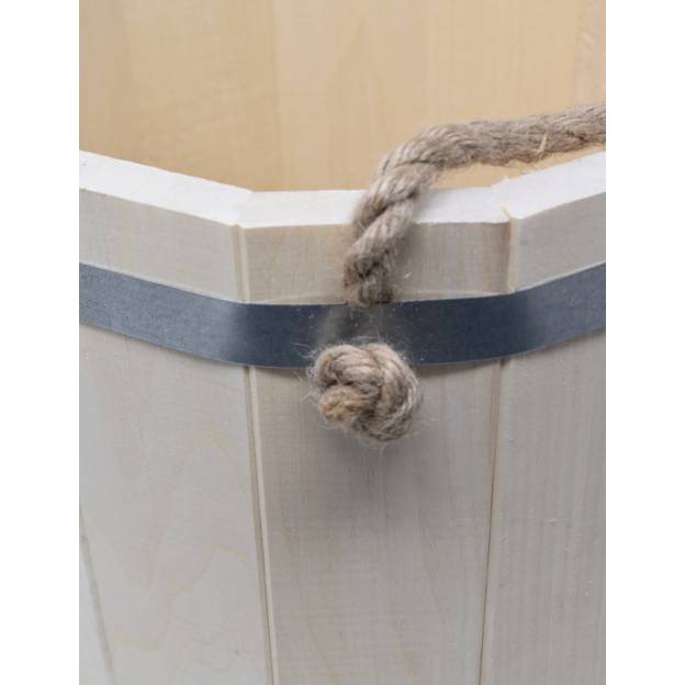 Wooden bucket - 10 liters - Aspen - Cachepot / Storage