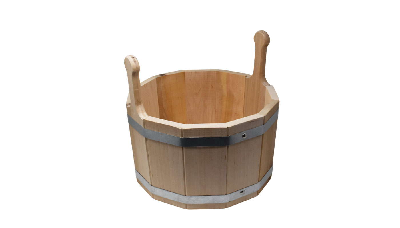 Wooden bucket - 10 liters - Alder - Cachepot / Storage