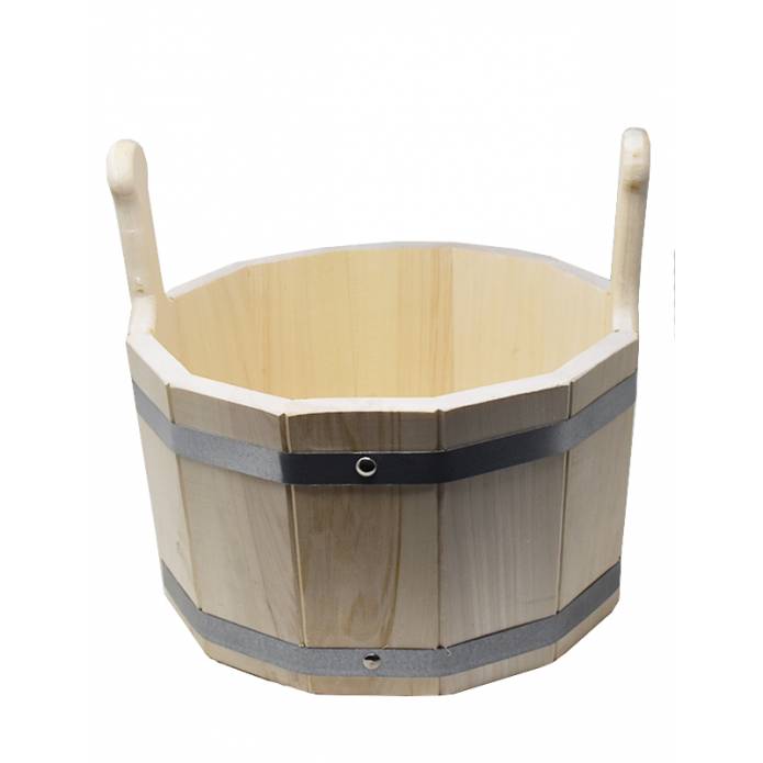 Wooden bucket - 10 liters - Aspen - Cachepot / Storage