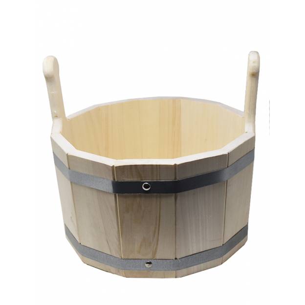 Wooden bucket - 10 liters - Aspen - Cachepot / Storage