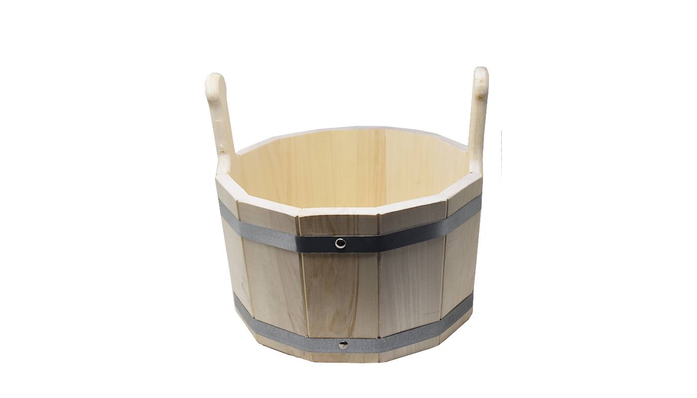 Wooden bucket - 10 liters - Aspen - Cachepot / Storage