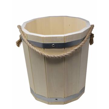 Wooden bucket - 15 liters - Aspen - Cachepot / Storage
