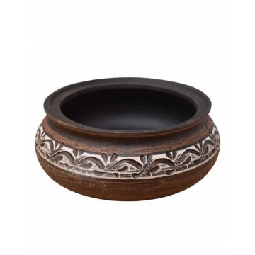 Terracotta dish - Engobe decor