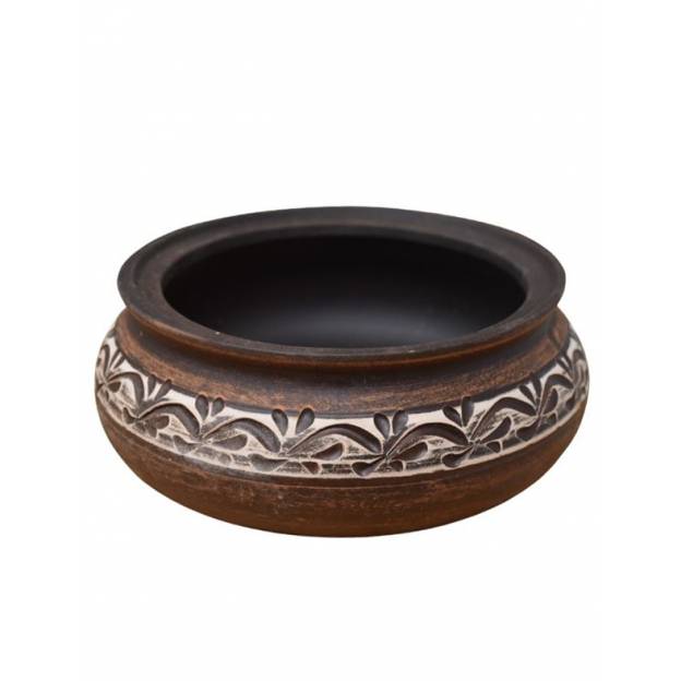 Terracotta dish - Engobe decor