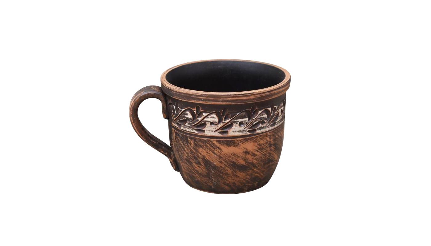 Mug en terre cuite - 400 ml - Engobe