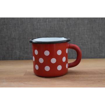 Mug en métal émaillé blanc 250 ml