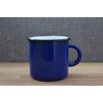 Mug Bleu - Métal émaillé - 400 ml
