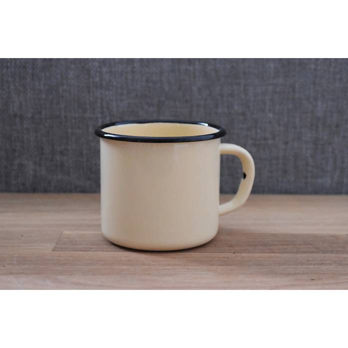 Mug Jaune - Métal émaillé - 250 ml