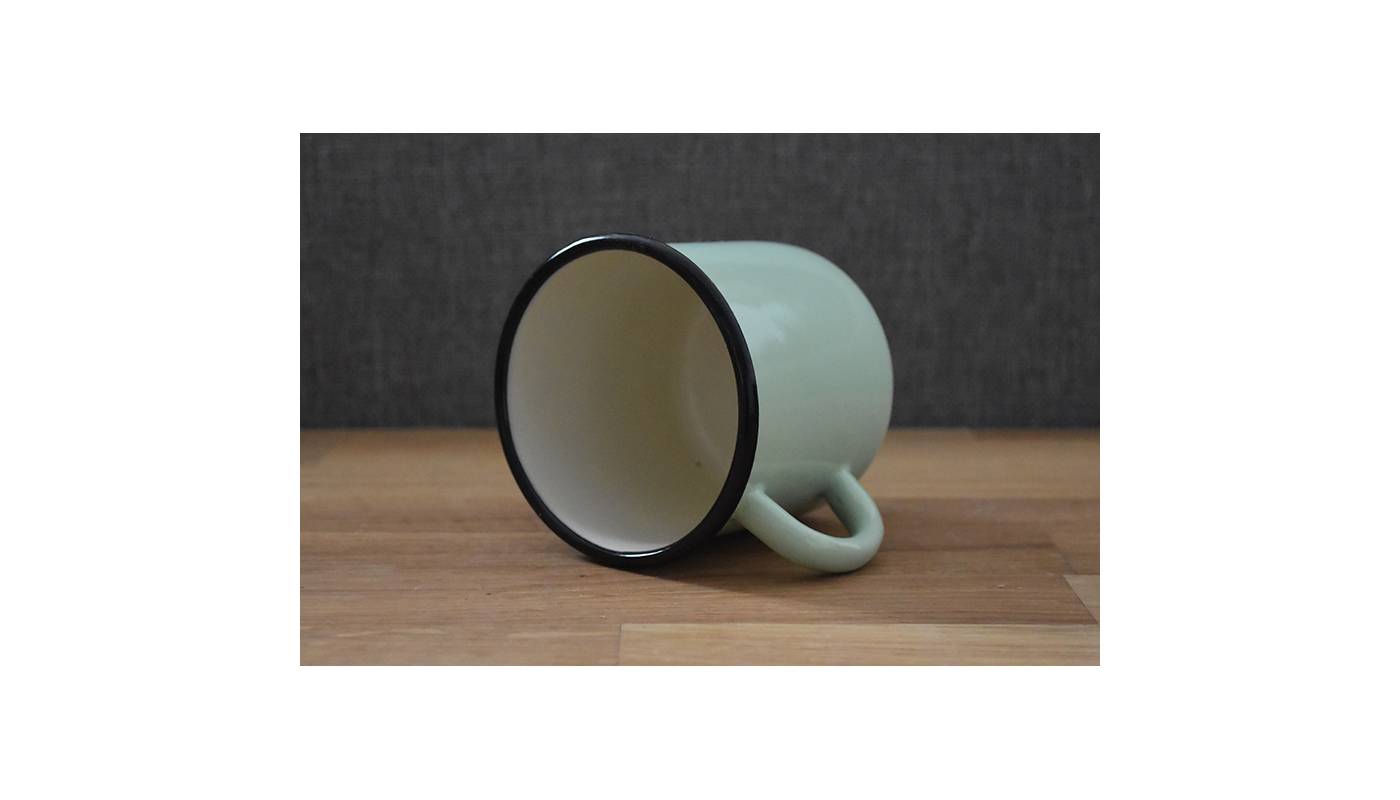 Mug Vert Pastel - Métal émaillé - 400 ml