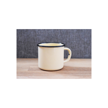 Mug Jaune - Métal émaillé - 250 ml