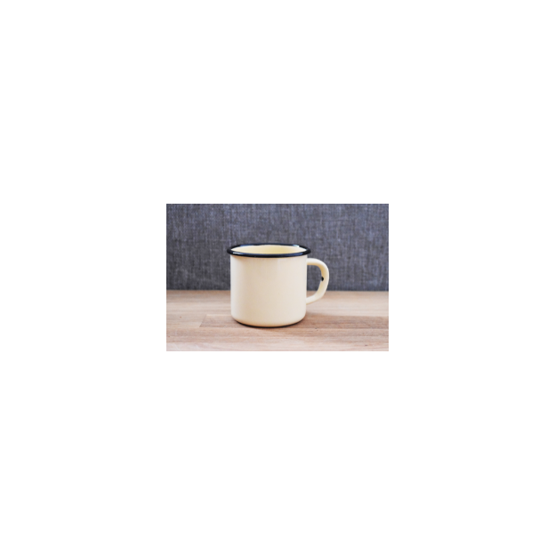 Mug Jaune - Métal émaillé - 250 ml