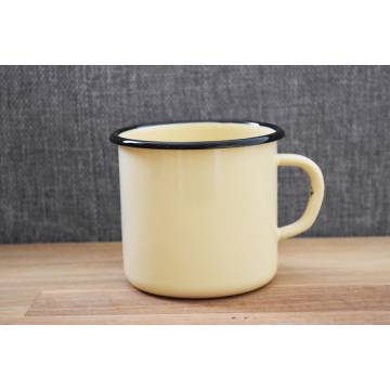 Mug Jaune - Métal émaillé - 400 ml