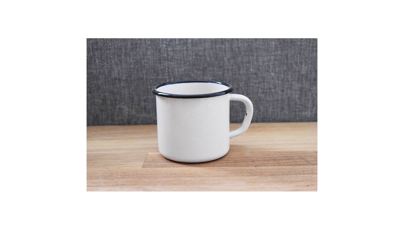 Mug en métal émaillé - Rose poudré - 250 ml