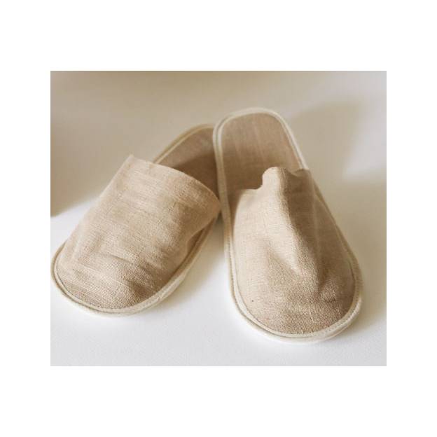 Lot de 2 paires - Chaussons en toile de Juco (coton et jute)