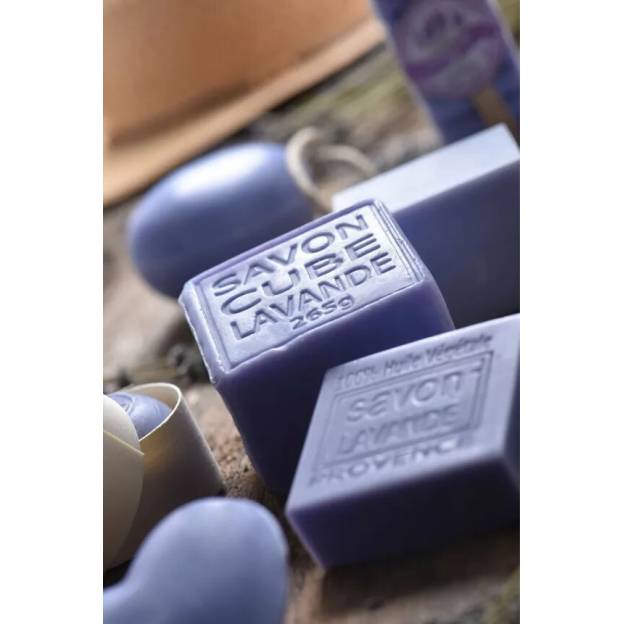 Lavender Essential Oil and Exfoliating Cube Soap