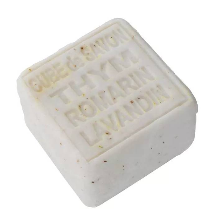 Thyme-Rosemary-Lavender Essential Oil Cube Soap